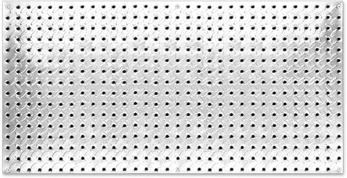 Miniatura 8 de Knape &amp; Vogt 0204-1616 - Tablero de clavijas, 16 pulgadas de ancho x 16 pulgadas de alto, acabado de roble, perfecto para organizar herramientas y