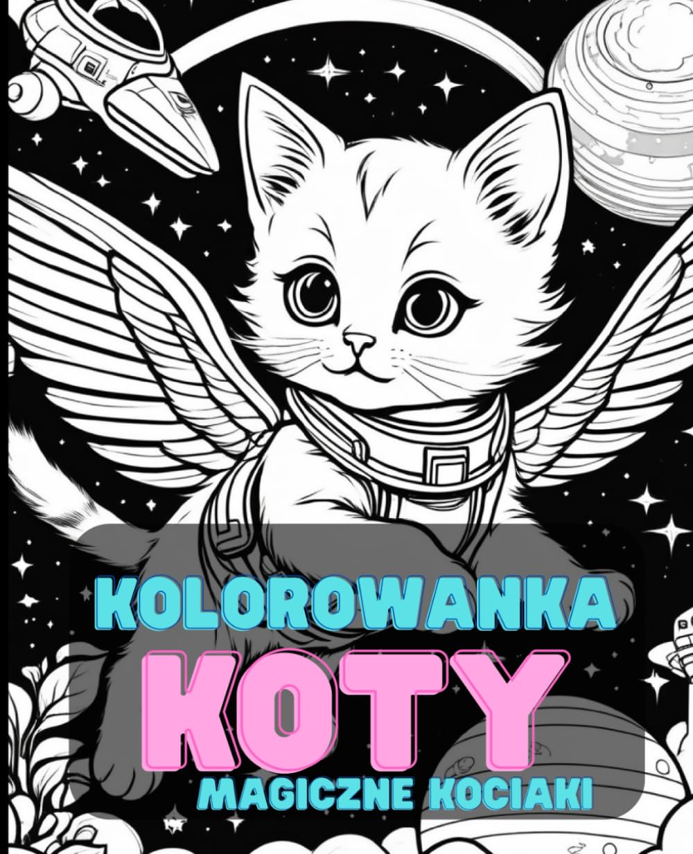 Kolorowanka Koty: magiczne kociaki