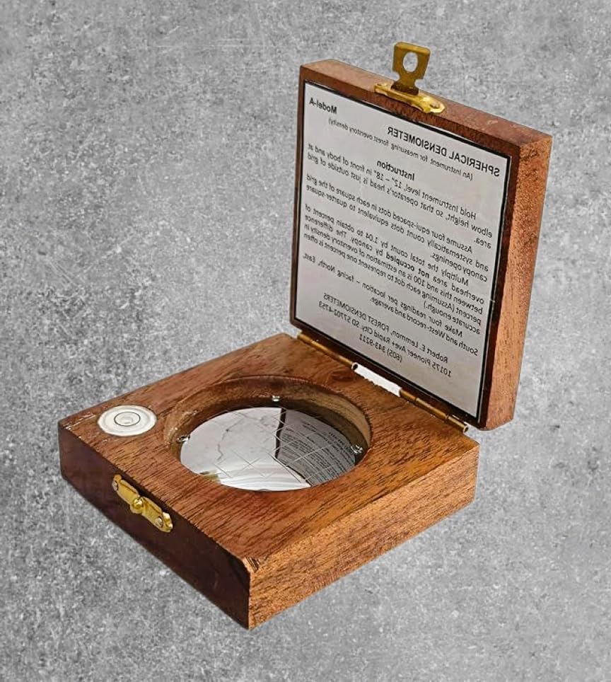 Spherical Crown Densiometer - Convex Model For Forestry & Light Measurement