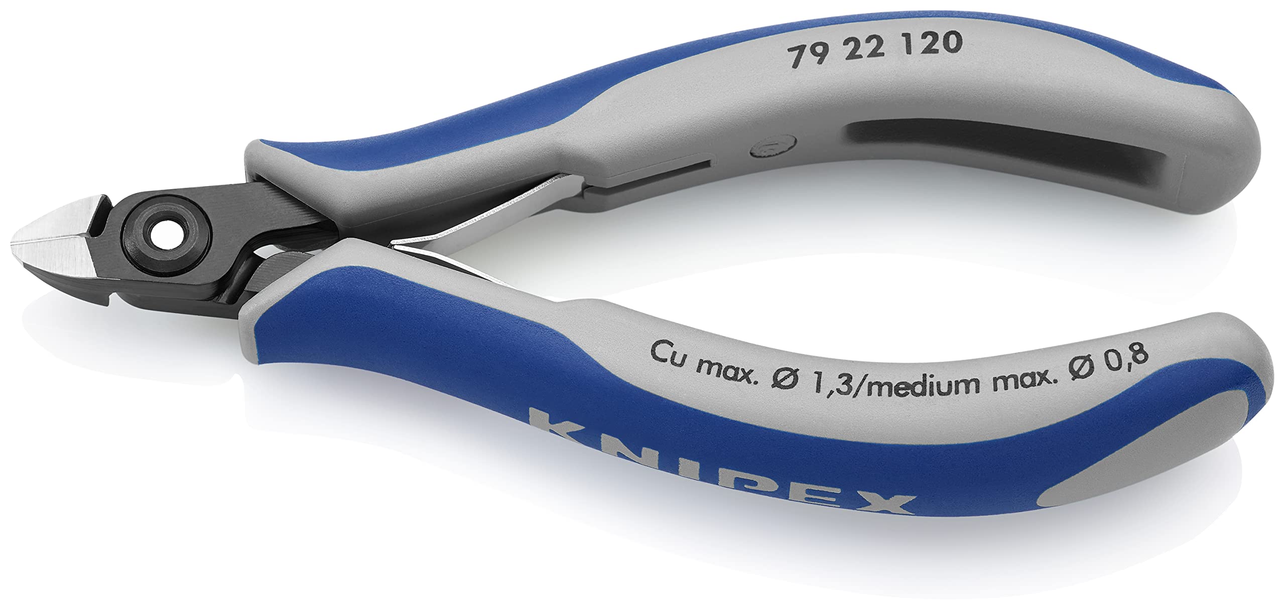 Knipex 79 22 120 Diagonal Cutter 4,72" with mini-head without bevel