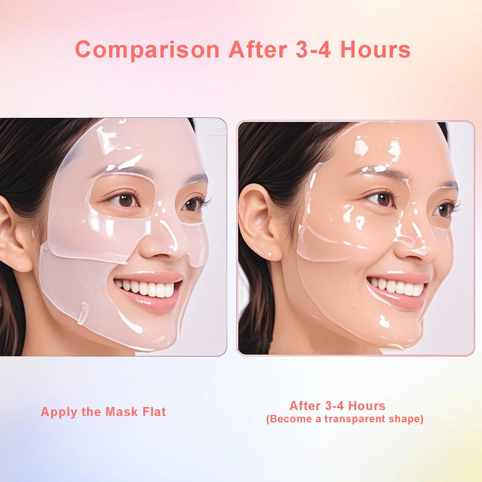 Collagen Face Mask, 4Pcs Bio Collagen Sleeping Mask - Image 4