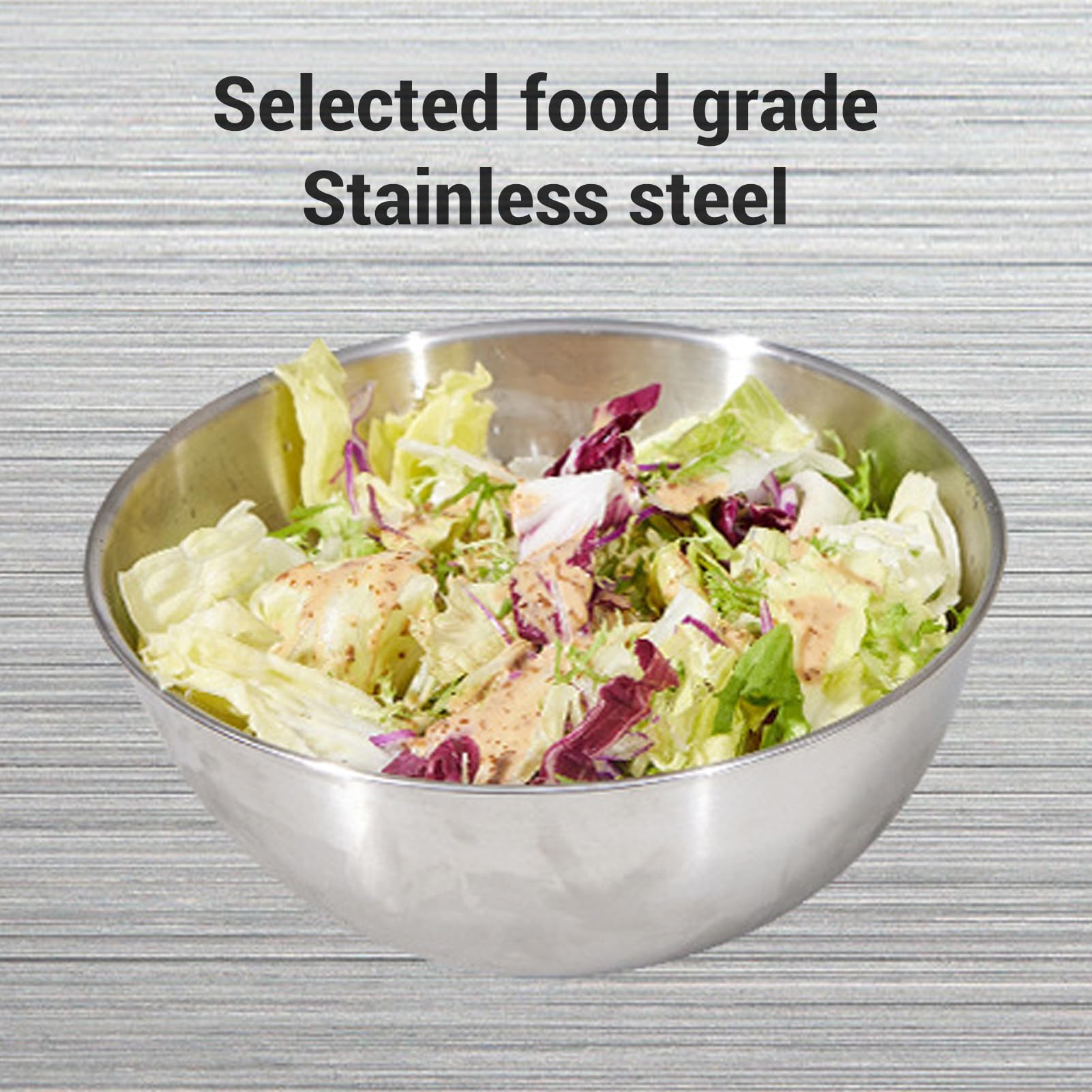 Salatschüssel Aus PC Mit Deckel, 2er Set, 1195g | Edelstahl Innenschale Hält Salate Und Obst Über Stunden Kühl