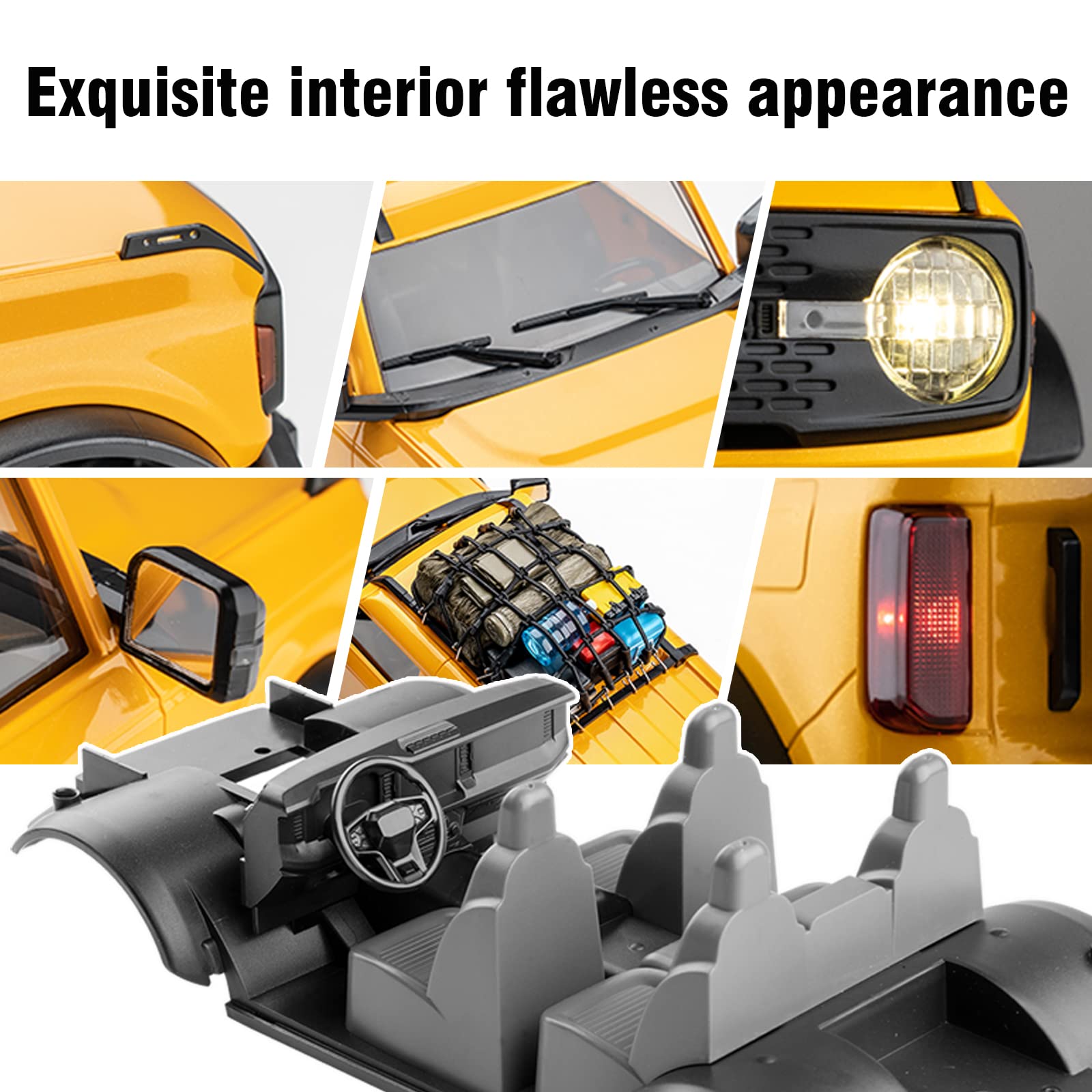EAZYRC 1/18 Bronx RC Car RTR 4WD, 5km/h RC Truck Remote Control