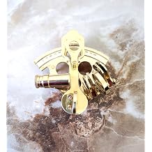Color Golden Size 4 Inch Nautical Shinny Brass Hand-Made 4" Sextant | Marine Sextant | Vintage Ship Instrument