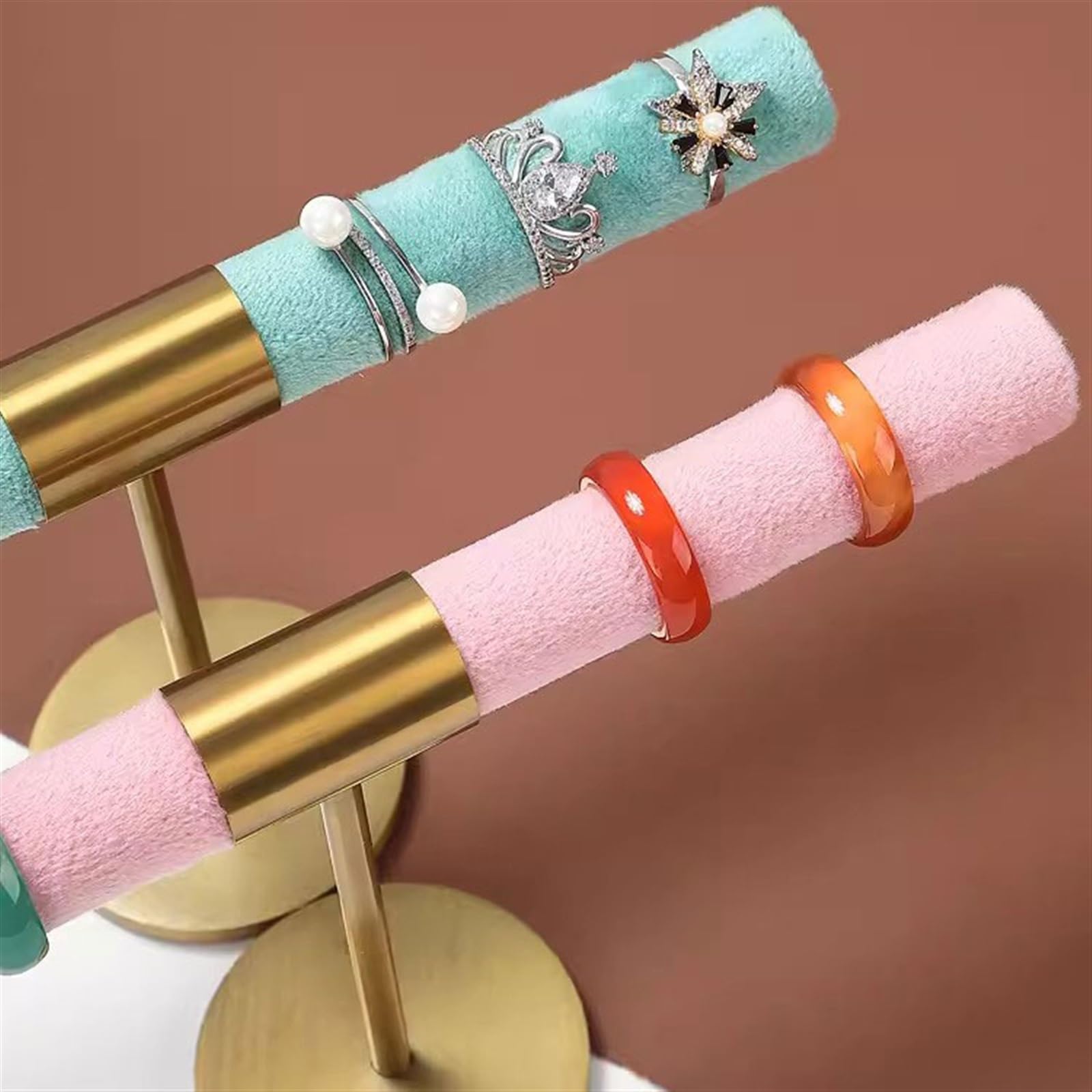 biżuterię T Shape Ring Display Holders Jewelry Organizer