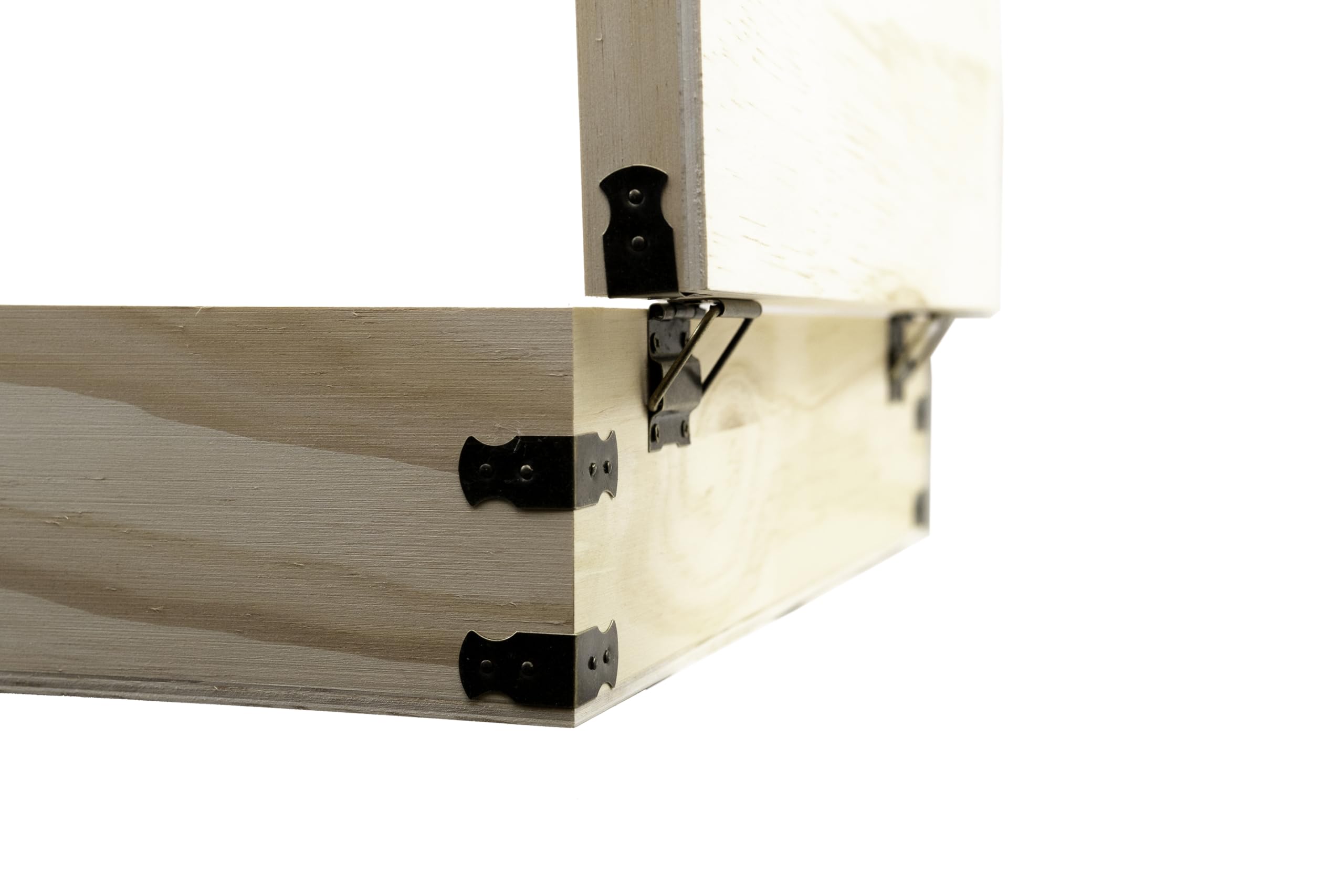 Zen Earth - Caja de Almacenamiento de Madera de Pino (Madera de Pino Natural Tea, 8 Ranuras)