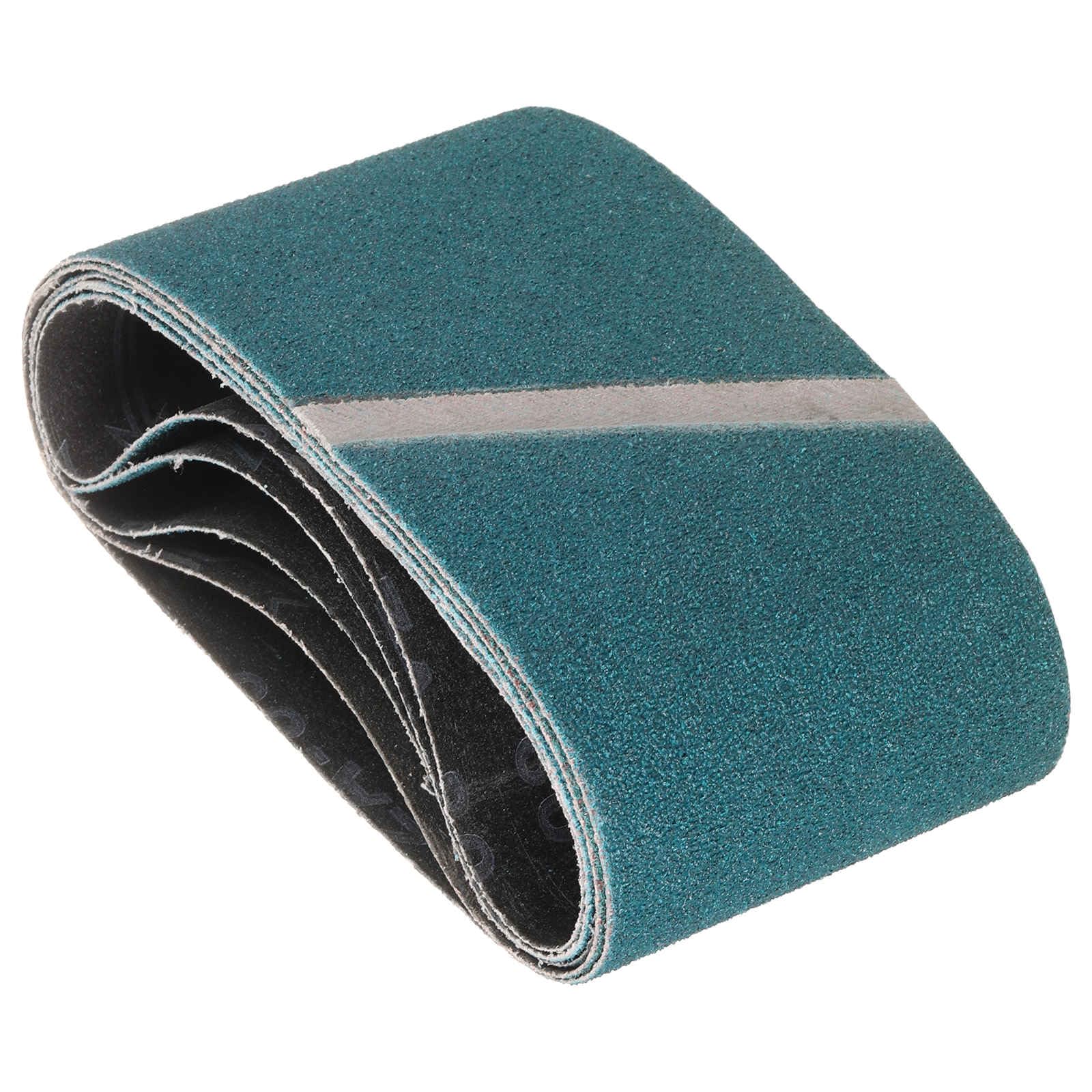 Kozelo 5 Pack Sanding Belts76mm x 533mm 80 Grit Zirconia Abrasive Belt Sander Paper for Belt Sander Metal Grinding Wood Working Weld Rust Removal