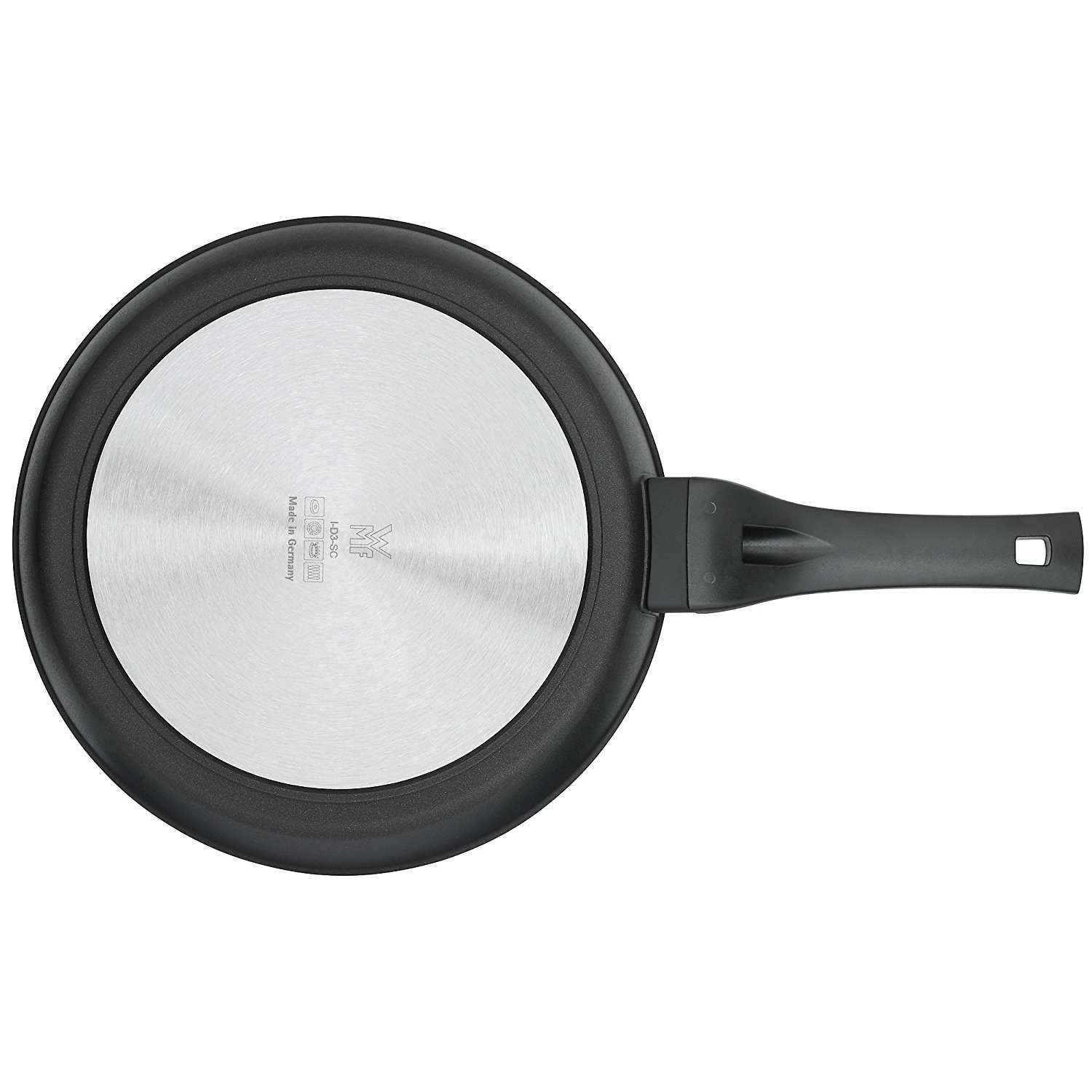 WMF Permadur Premium Bratpfanne, Aluminium beschichtet Kunststoffgriff mit Flammschutz, induktionsgeeignetsgeeignet, Ø 24 cm + 28 cm