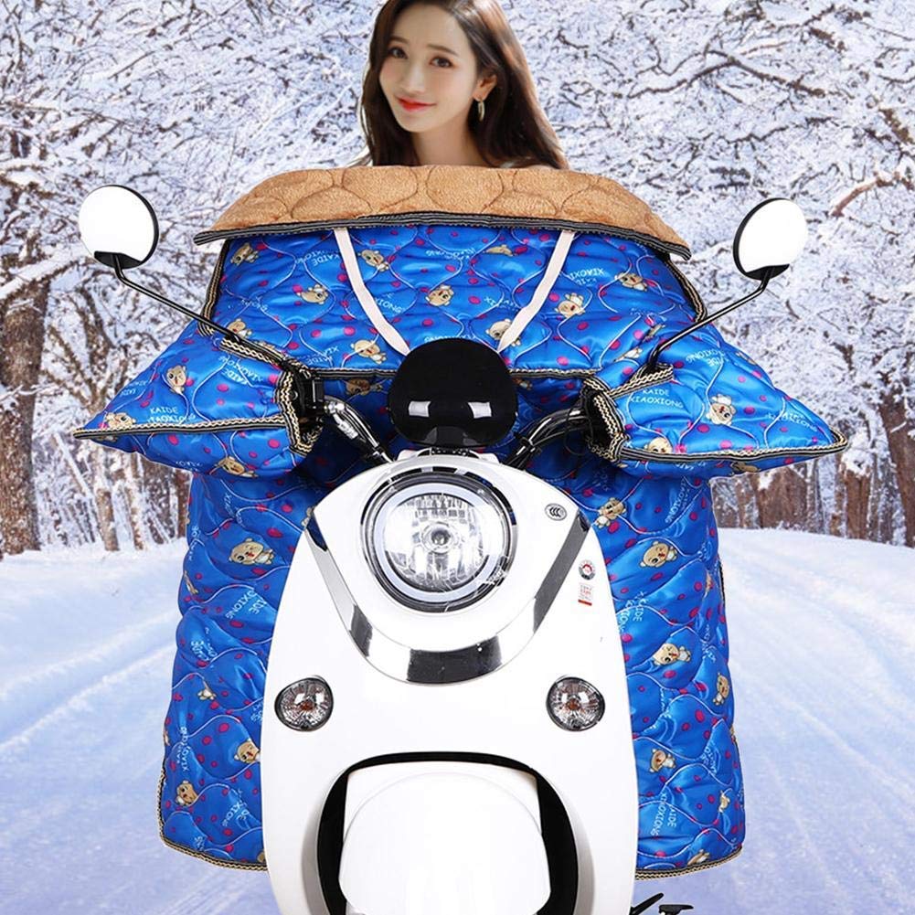 Housse de pare-soleil de moto, housse de jambe de scooter, housses de moto, isolation thermique, anti-pluie, universelle pour housse de tablier de jambe de moto de scooter avec gants de guidon