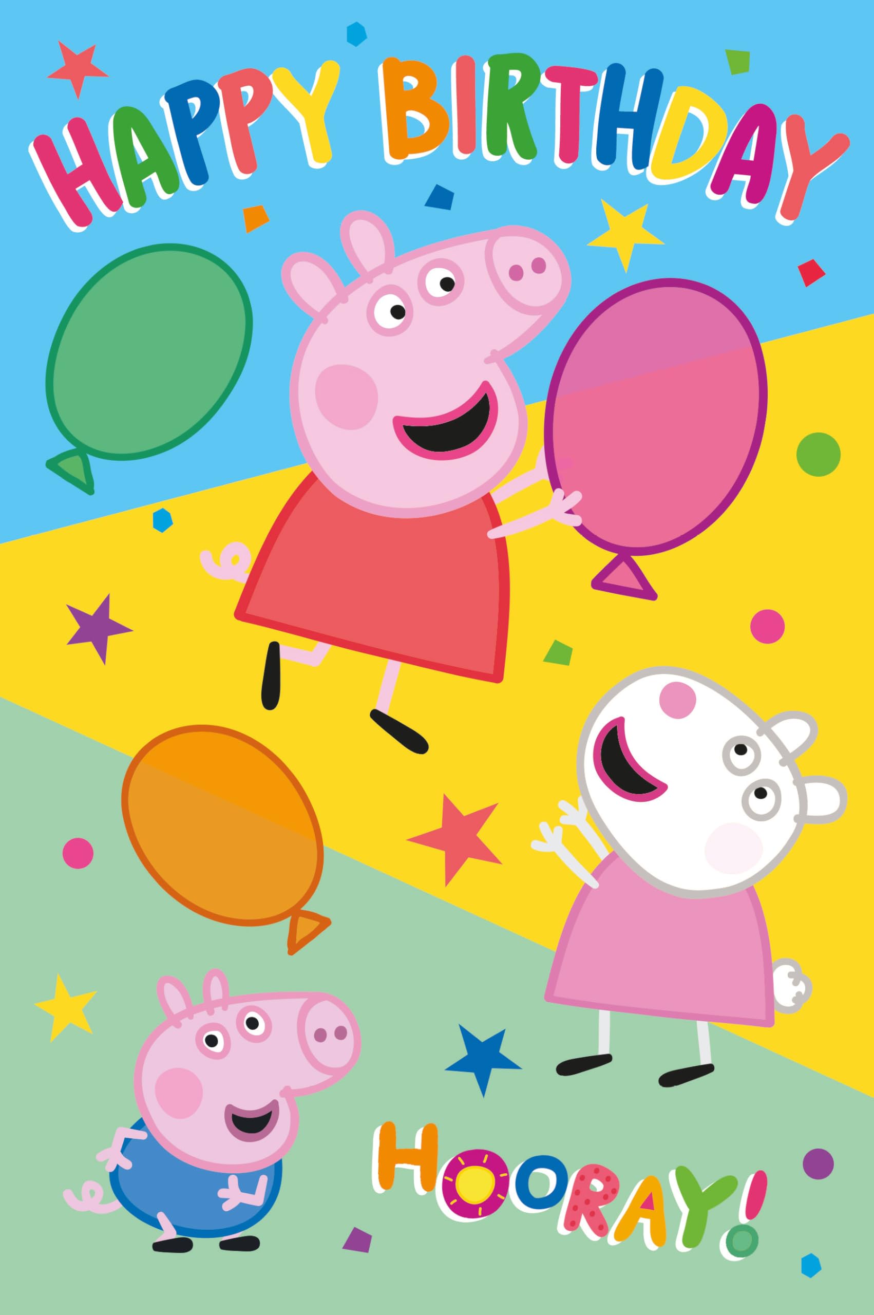 Jigsaw Birthday Card Peppa Pig Puzzle, with Envelope, FSC Accredited, Official