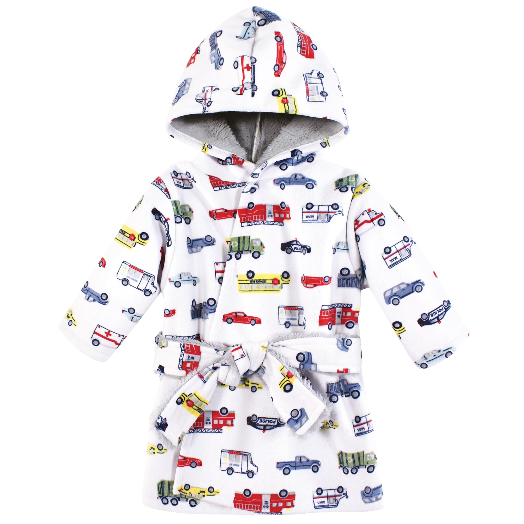 Hudson Baby Unisex BabyMink with Faux Fur Lining Pool and Beach Robe Cover-ups