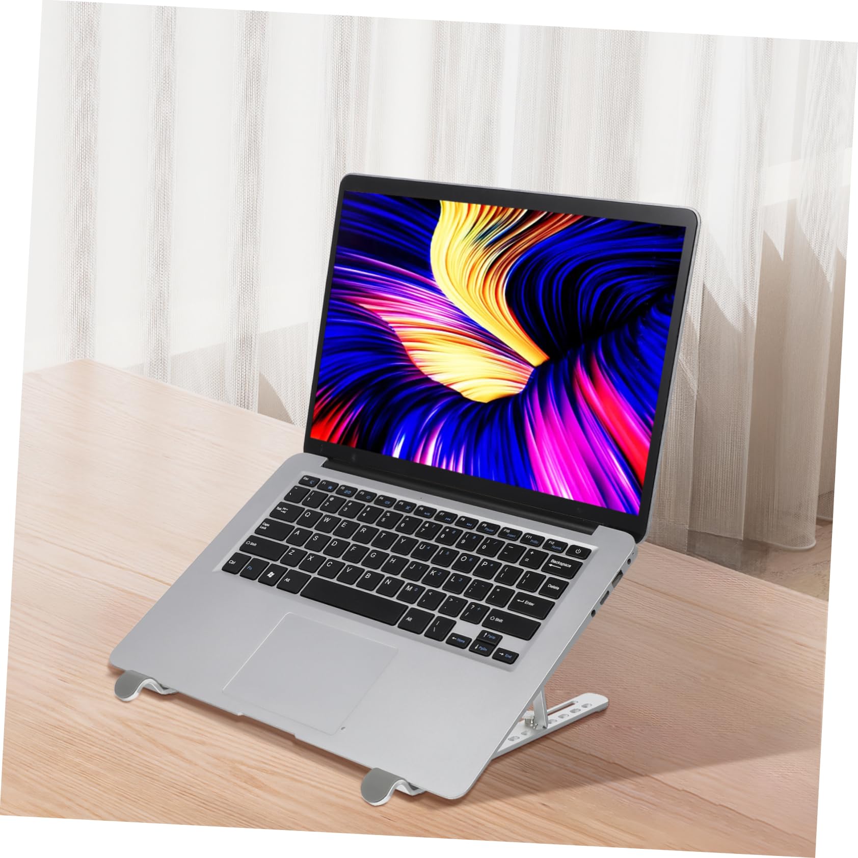 Uonlytech Supporto Ventilato Per Laptop Base Di Raffreddamento Per Computer Portatile Con Ventole Multiple Struttura Stabile e Design Ergonomico Per Uso Quotidiano