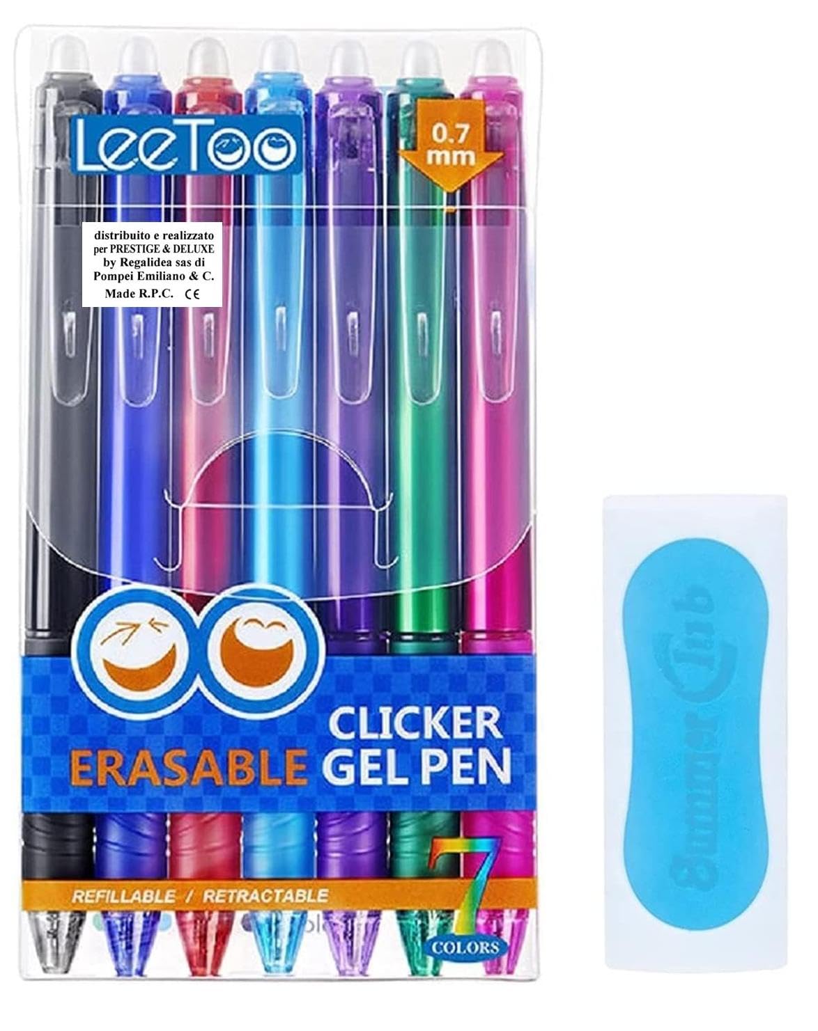 PRESTIGE & DELUXE Zaino Scuola Stumble Guys Tondo 3 scomparti + Astuccio 3 piani completo + Diario 2024/2025 + omaggio 7 penne cancellabili e portachiave personaggio