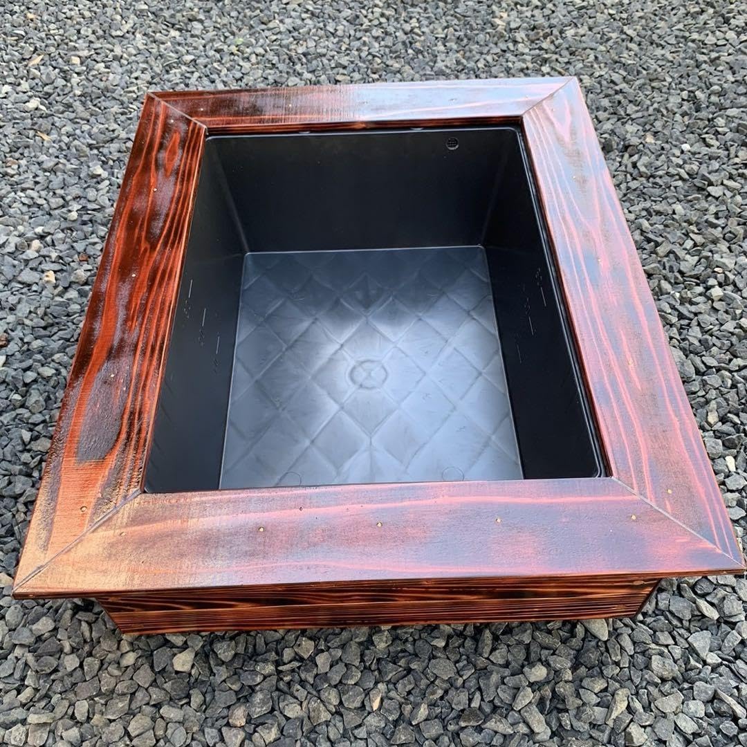 Amazon.co.jp: メダカ飼育ケース ビオトープ木枠NVボックスセッとなり  