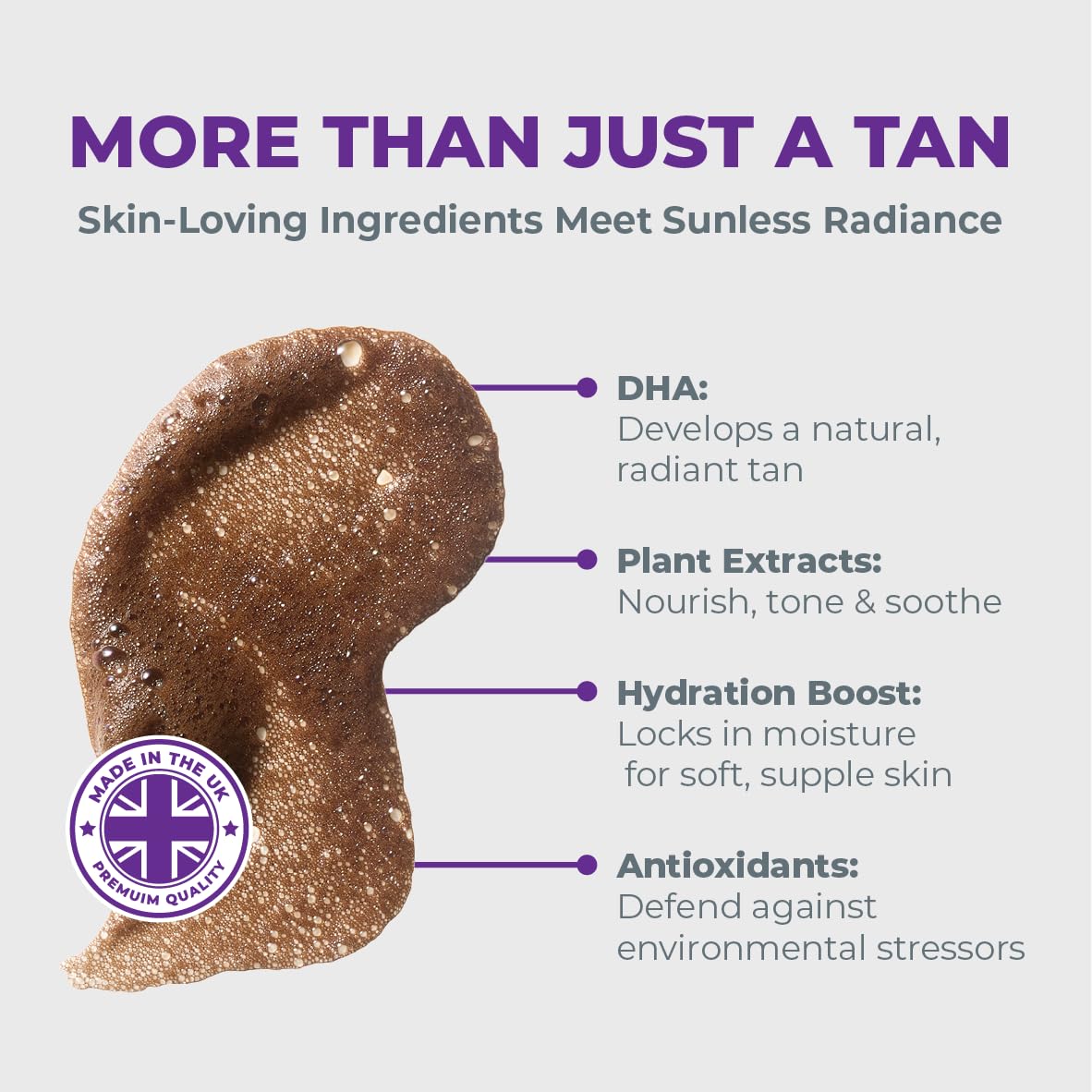 Gen Z London Fake Tan Self Tan Tanning Mousse, Moisturising Mousse for Sun-Kissed Glow, Nourishes, Tones - Image 4