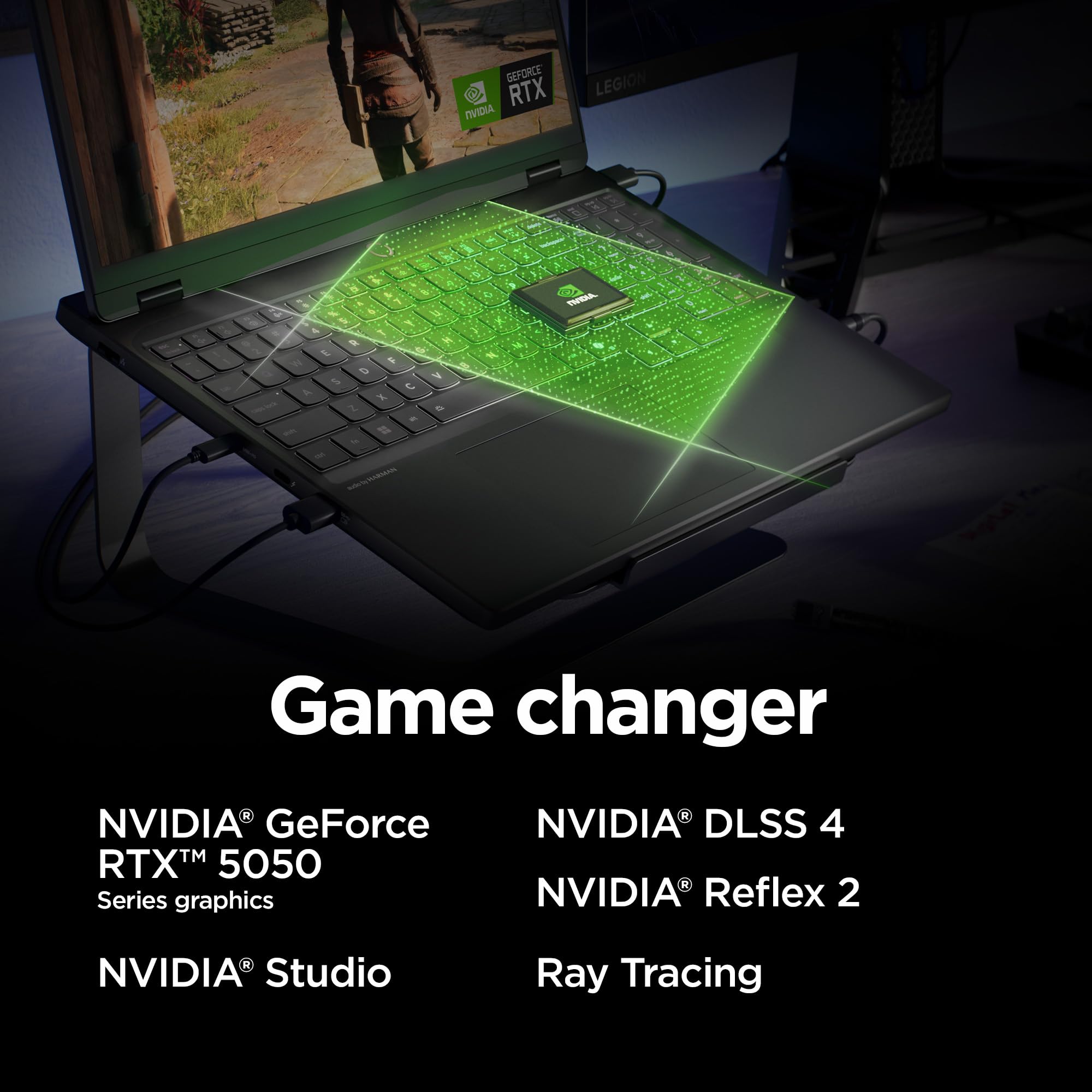 Lenovo Legion 5i – AI-Powered Gaming Laptop - Intel® Core™ i7-13650HX - 15" 2K WUXGA IPS Display – 4.9GHz – NVIDIA® GeForce RTX™ 5050 – 16GB Memory – 512GB Storage – Eclipse Black