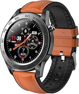 Smart Watch Hombres GPS Track Grabación Deporte Fitness Tracker Temperatura Táctil Completa Monitor De Temperatura Cardíaca Smartwatch