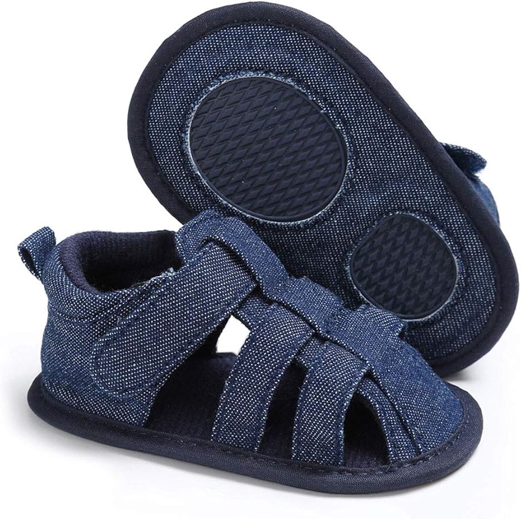 BABITINA Baby Boy Sandals Anti-Slip Sole First Walkers Summer Shoes Infant Sandals for Toddler Girls(0-18 Months)