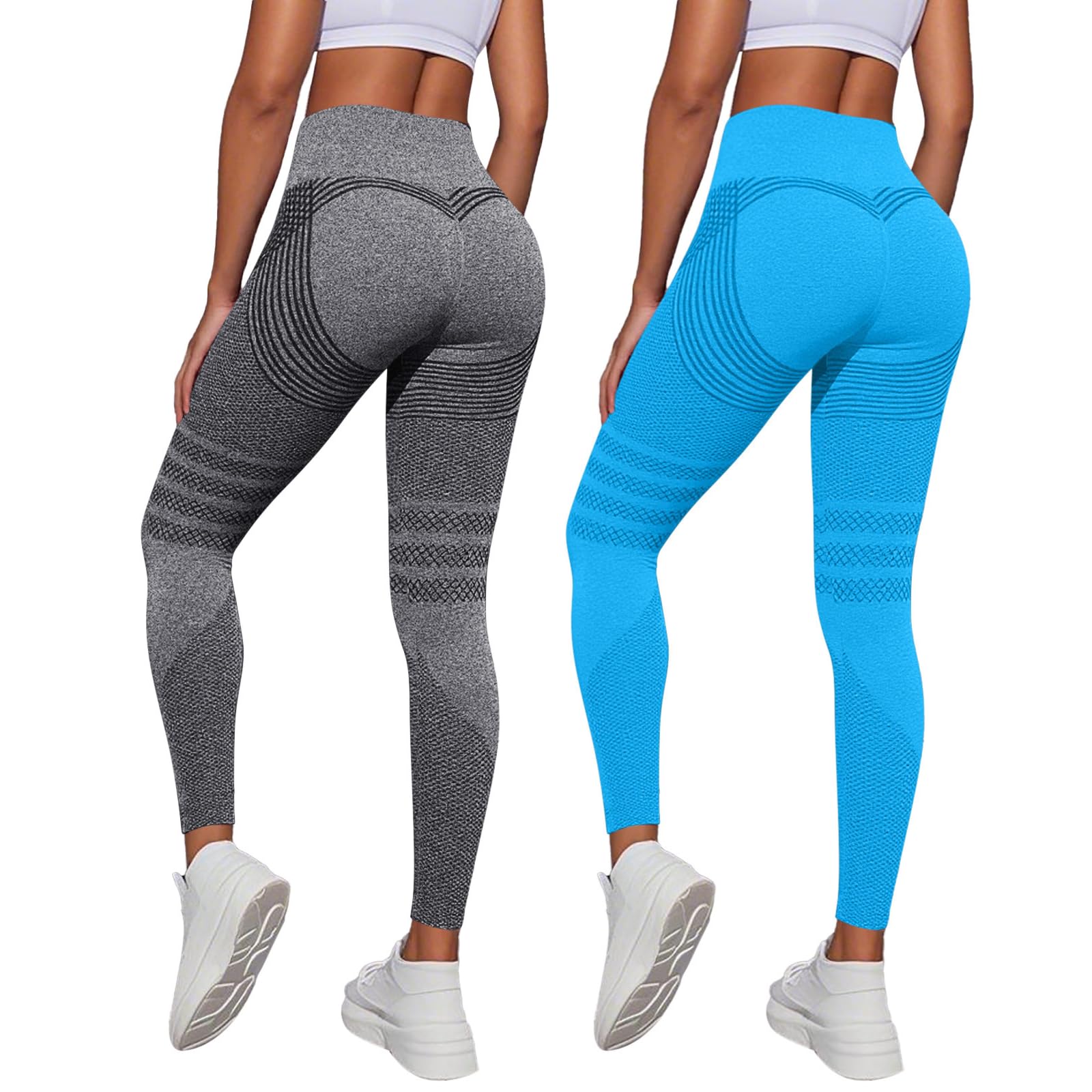 2 Pack Viva Cuerpo Leggings 3D Anticelulíticos Mujer,Leggings Anticelulitis 3D Compresión Lipedema,Leggins Anti Celulitis Deportivos Push Up, Mallas Anticelulitis Mujer Reductores Lipedema — view 9