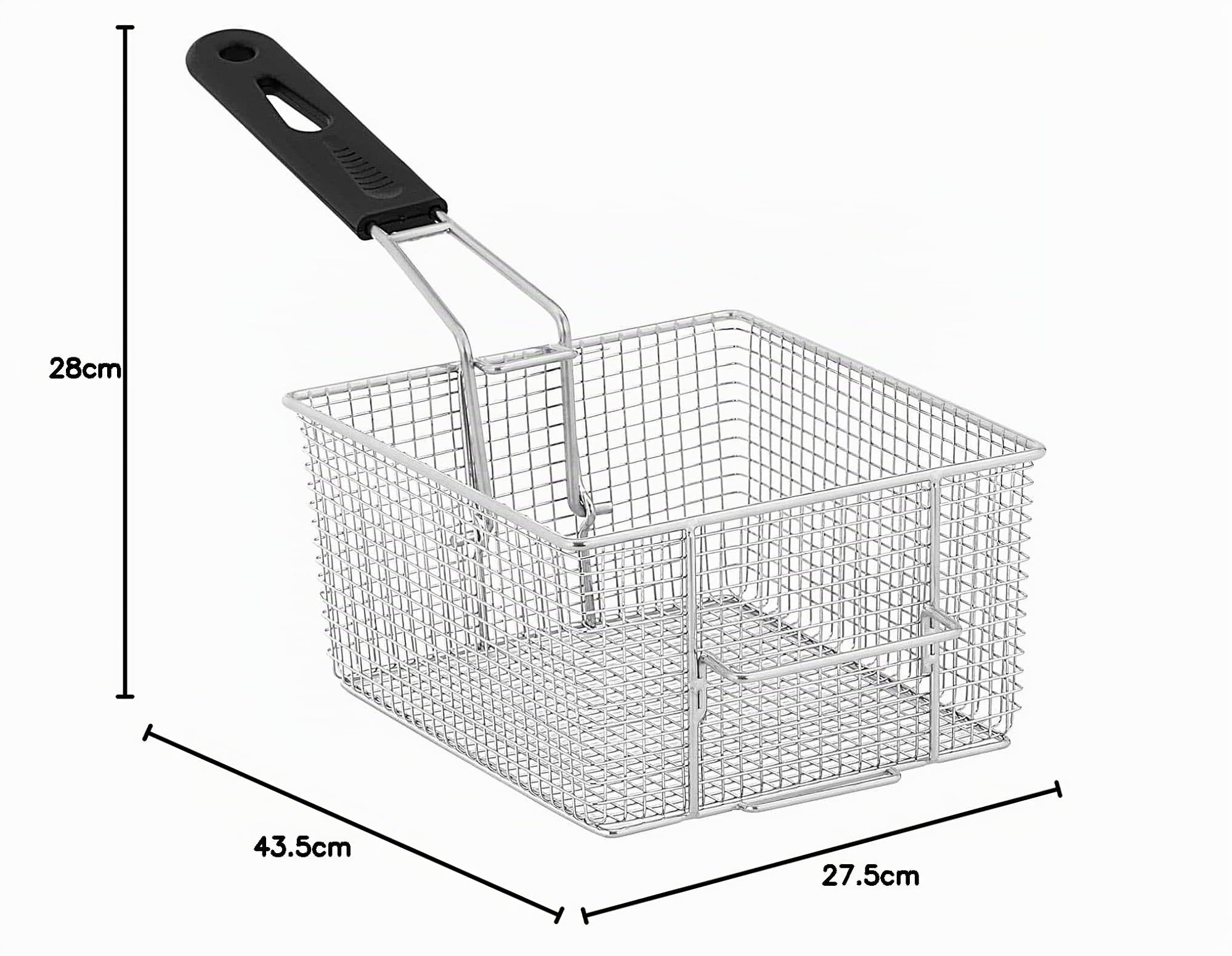Royal Catering Friteuse Électrique De Restaurant Simple Professionnelle RCEF-10EY-ECO (3 200 W, Volume Total: 10 l/Huile: 5,3 l, Température ≤ 200 °C, Thermostat, Zone Froide)