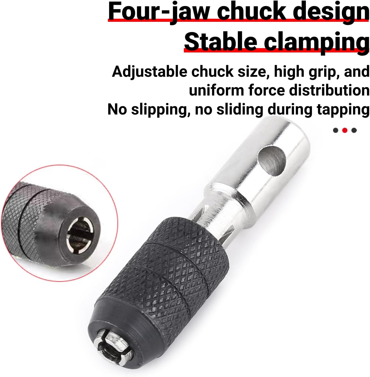 T Handle Tap Wrench Kit with Screw Taps and Twist Drill Bits Threading Hand Tool Set