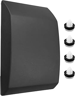 Left Driver Side Pillar Moulding Trim Cladding Exterior Under Fuel Door Left Driver Side Fit for Ford Transit 150 250 350 2015-2019 Replace BK3Z6129077AA, BK3Z6129077AB