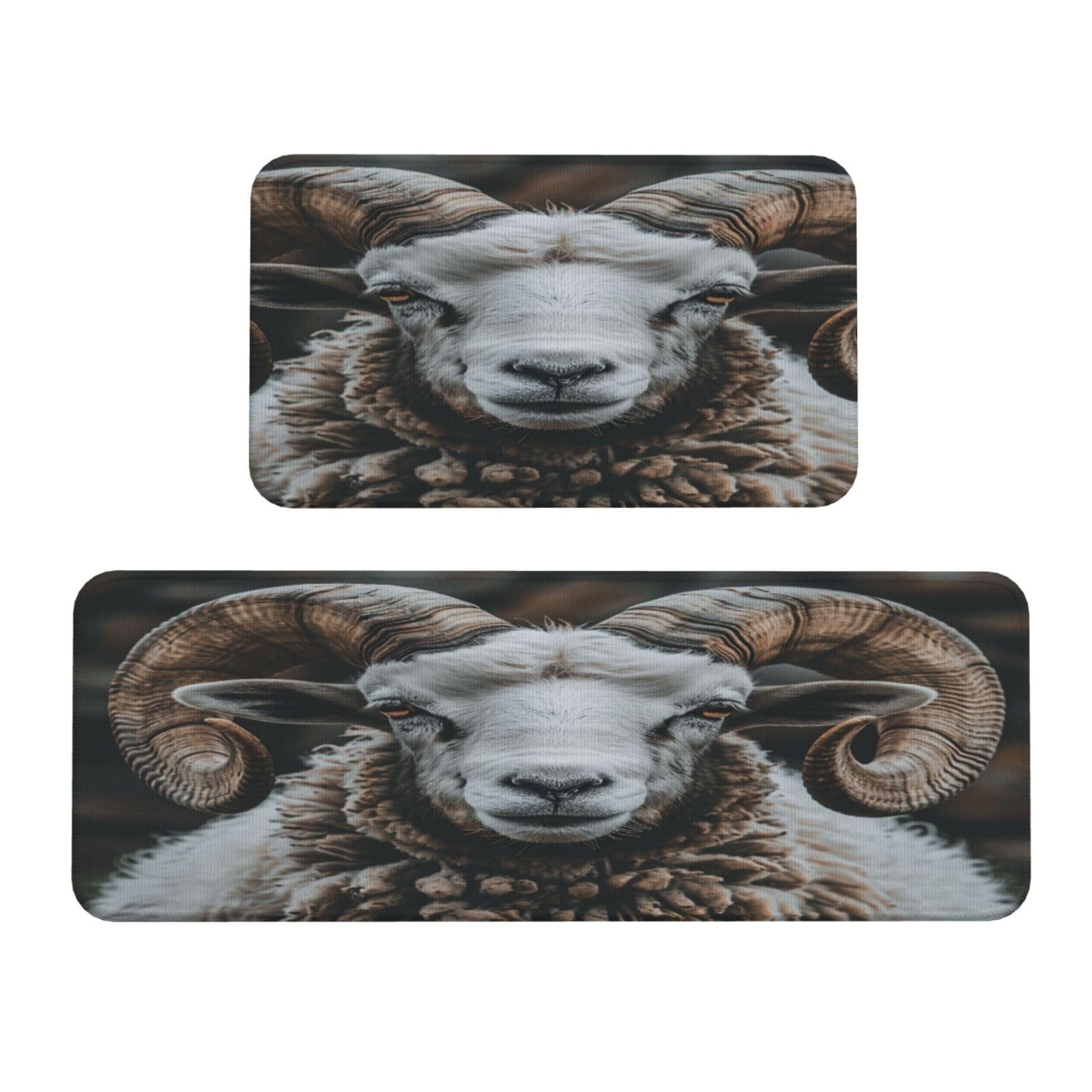 Tapis de cuisine anti-fatigue rembourré et imperméable en velours