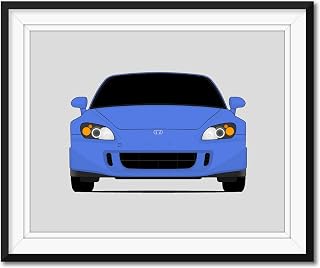 Honda S2000 Club Racer (2007-2009) Inspired Poster Print Wall Art Decor Handmade AP2 (Unframed)
