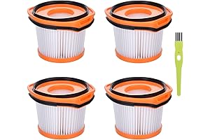 4 Pack Compatible with Shark Wandvac Replacement Filter WS620 WS630 WS632