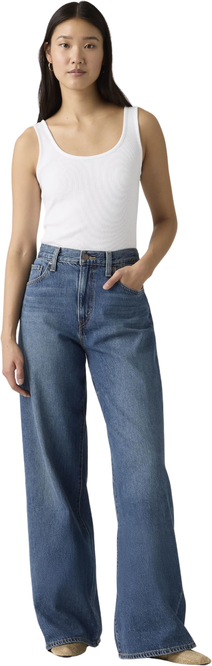 Levi's Mujer Jeans Cinch Wide Leg High Rise, Relaxed Fit