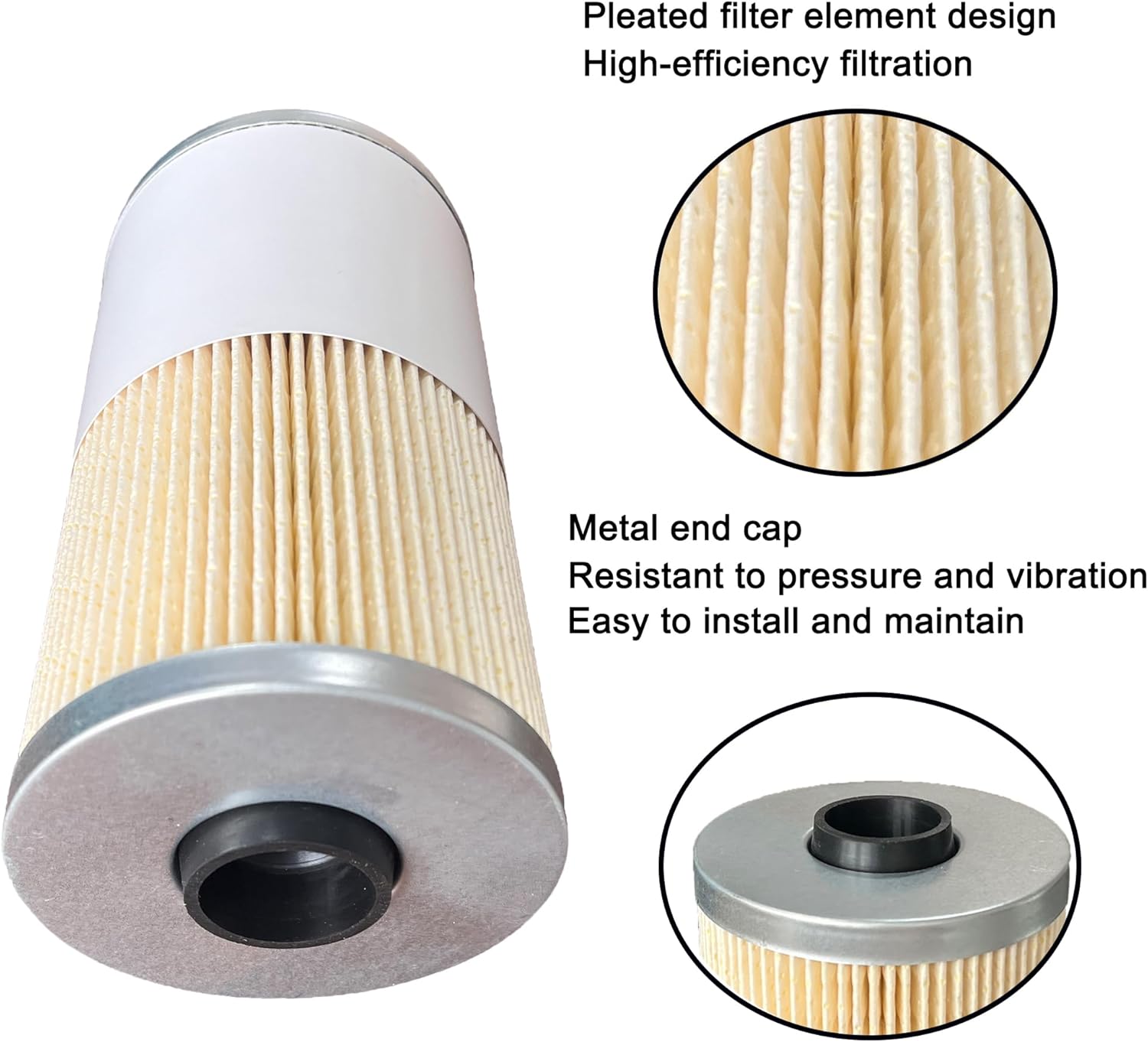 iFJF FS19727 Fuel Filter Water Separator 3 Packs Replacement for PF7895 P551052 L5467FNXL 33727