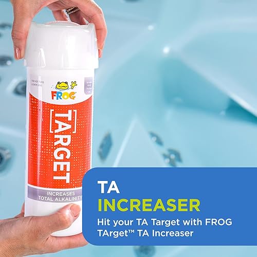 Miniatura 5 de FROG Target - Aumento de alcalinidad total para jacuzzis y spas de natación, botella de 2 libras con tapa de medición TruDose para un fácil