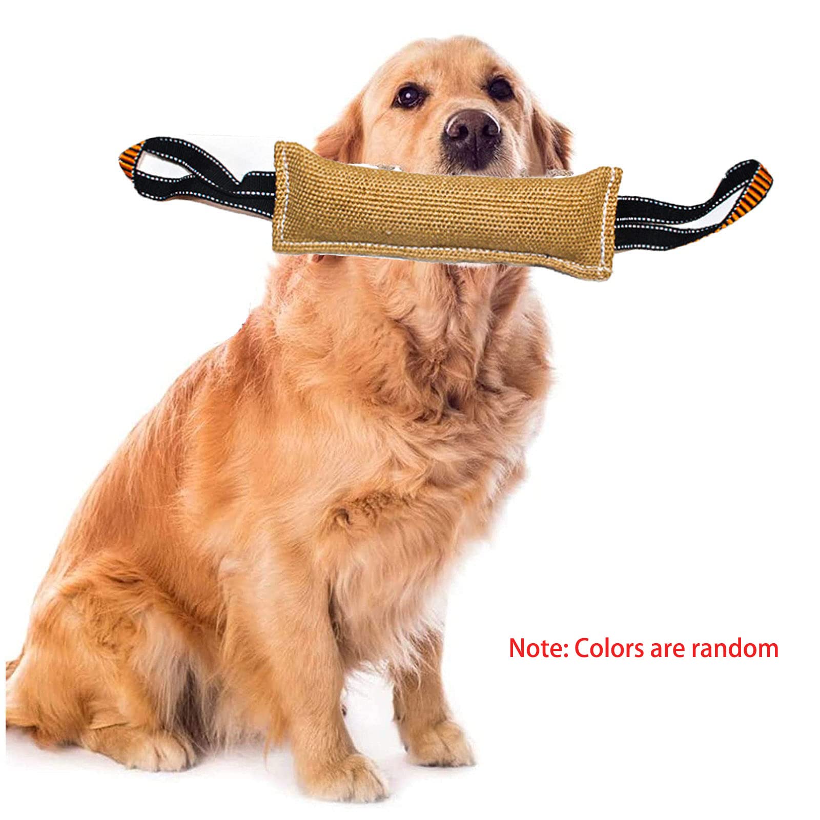 Bite Sausage for Dogs Jute Training Dog Toy Very Robust Dog Toy Jute Training Dog Toy Training Biting Sausage for Dogs Training Dogs Tug of War and Tugging Games with Dog Pack of 2 - Image 2