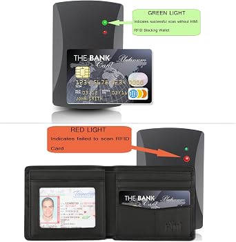 HIMI Wallet for Men-Genuine Leather RFID Blocking Bifold Stylish Wallet With 2 ID Window