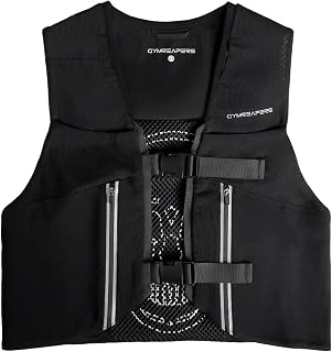 Gymreapers Run Vest for Women & Men Lightweight Breathable Hydration Backpack for Marathon, Trail Race, Jogging, Cycling & Hiking Zippered Pockets for Running Accessories