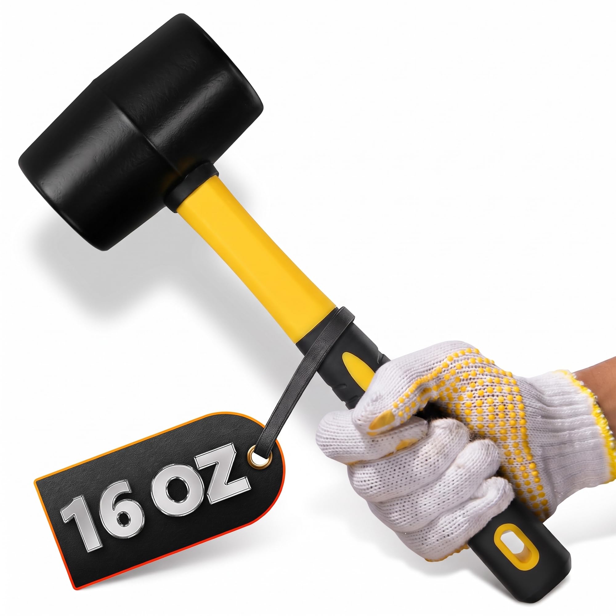 Rubber Mallet Hammer - Gentle & Durable -26