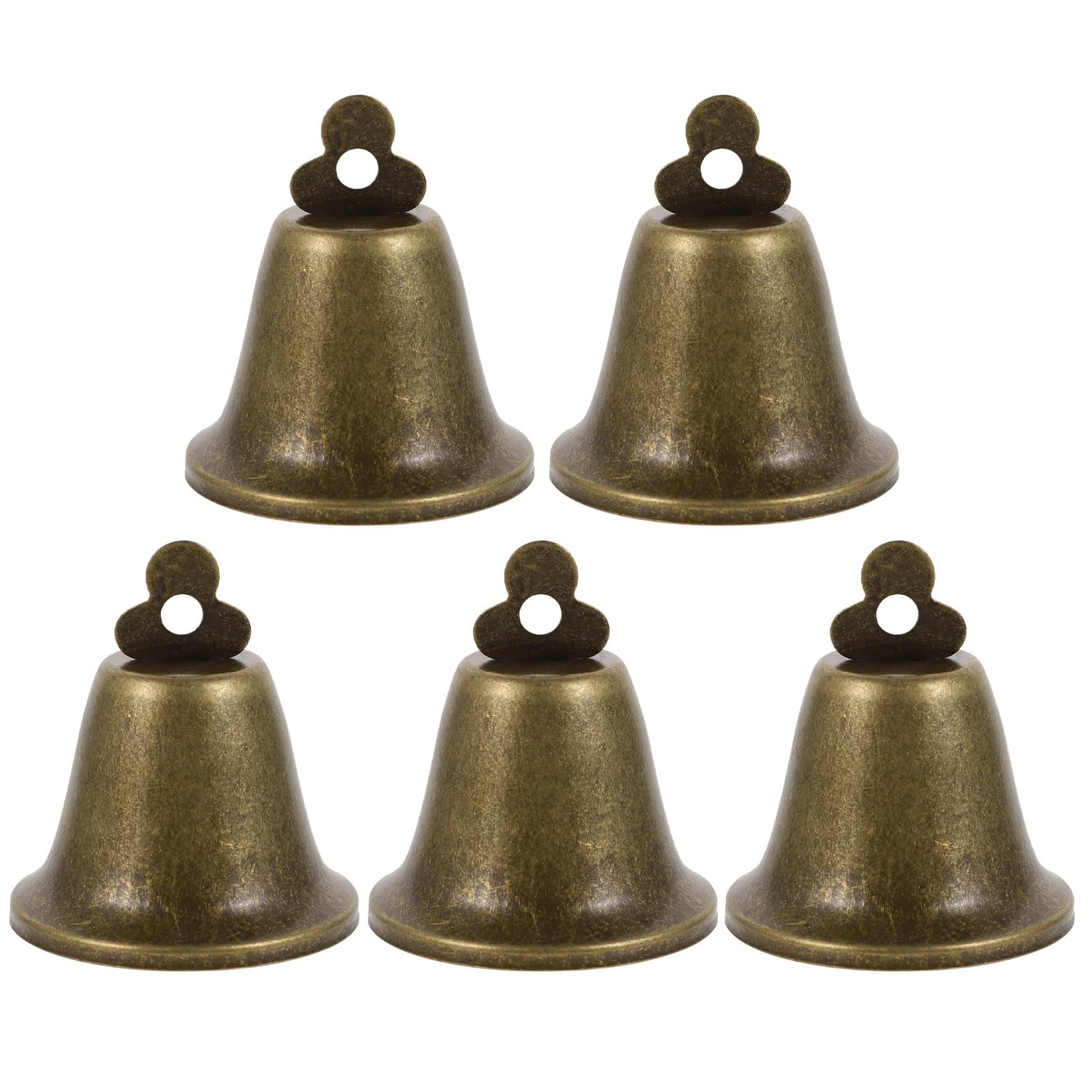 CALLARON Campanas de Hierro para Ganado Vintage 52mm Bronce Antiguo 5 Piezas