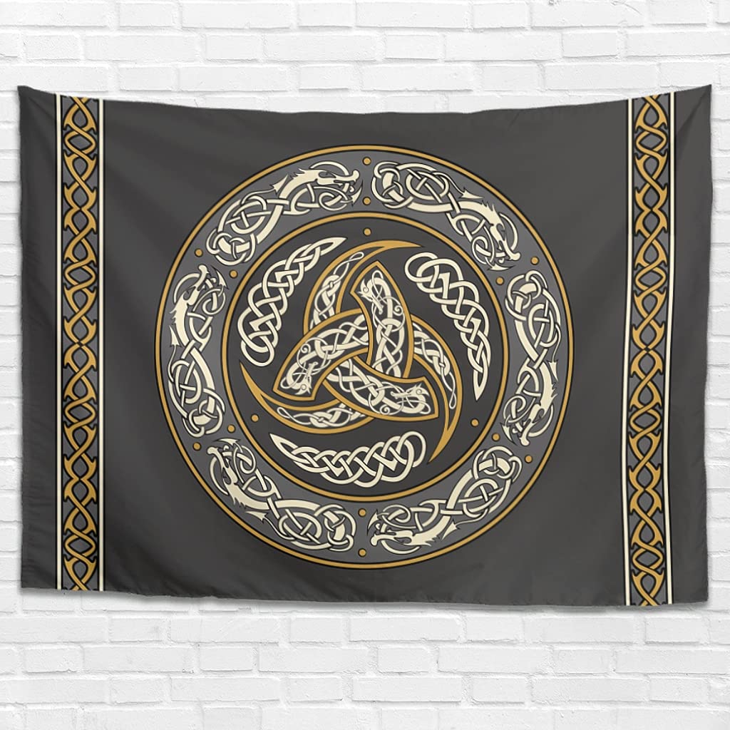 Wikinger Wandteppich Odin Runen - Stylische Deko Für Wohnzimmer & Mehr | Mehrere Größen Verfügbar