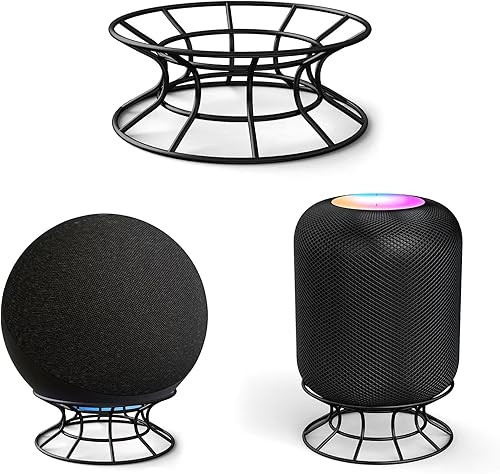 Soporte de mesa inteligente con altavoz para Homepod de 2 generación (lanzado en 2023) y Echo 4 generación (lanzado en 2020), soporte decorativo