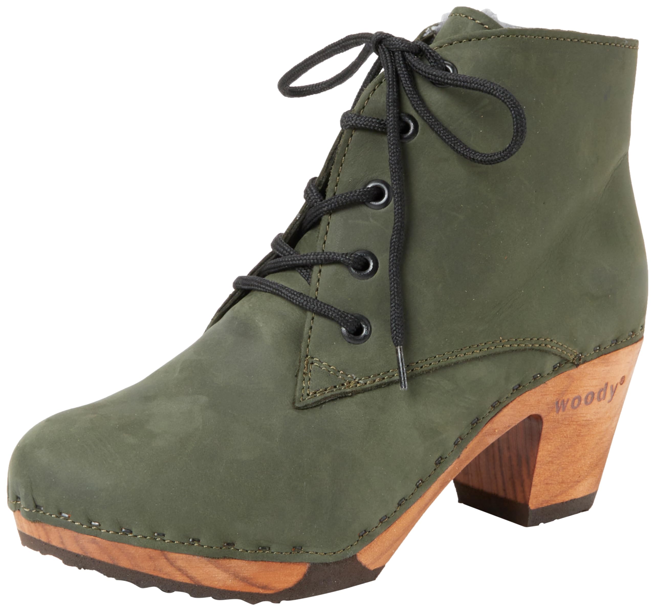 Woody Women's Anne Ankle Boot, Forest, 7.5 UK