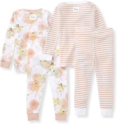 Miniatura 11 de Burt's Bees Baby Pijama para niña, 2 piezas, camiseta de manga larga y pantalones de algodón orgánico