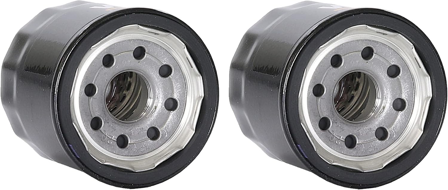 Newparts Pair Set Of 2 Engine Motor Oil Filters For Arctic Cat Bobcat Chevrolet Cub Cadet Harley Davidson Honda Indian Infiniti Kawasaki Kia KYMCO Mazda Nissan Polaris Suzuki Triumph Yamaha FI
