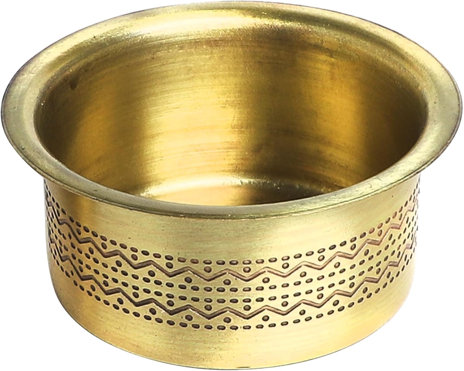 SET OF 2 South Indian Brass Coffee Cup and Dabra Set, 2 Pieces, Engraved, Kumbakonam Style south indian coffee filter acessories