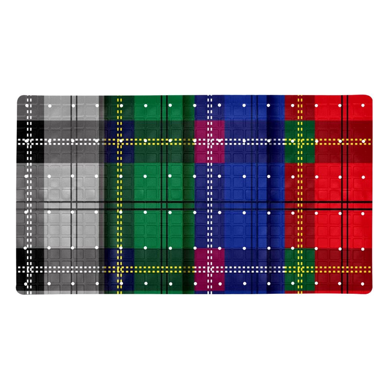 Tapis de bain antidérapant à ventouses gris 40x70 cm pour sécuriser votre douche