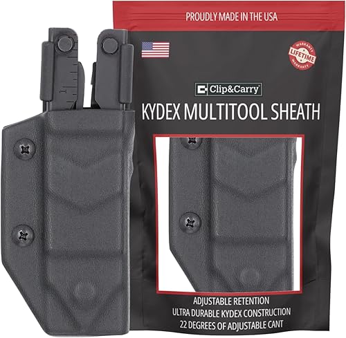 Clip & Carry Kydex Funda para Multiherramienta Gerber MP600 ~Compatible con modelos de punta romo y punta aguja~ Fabricado en EE. UU.