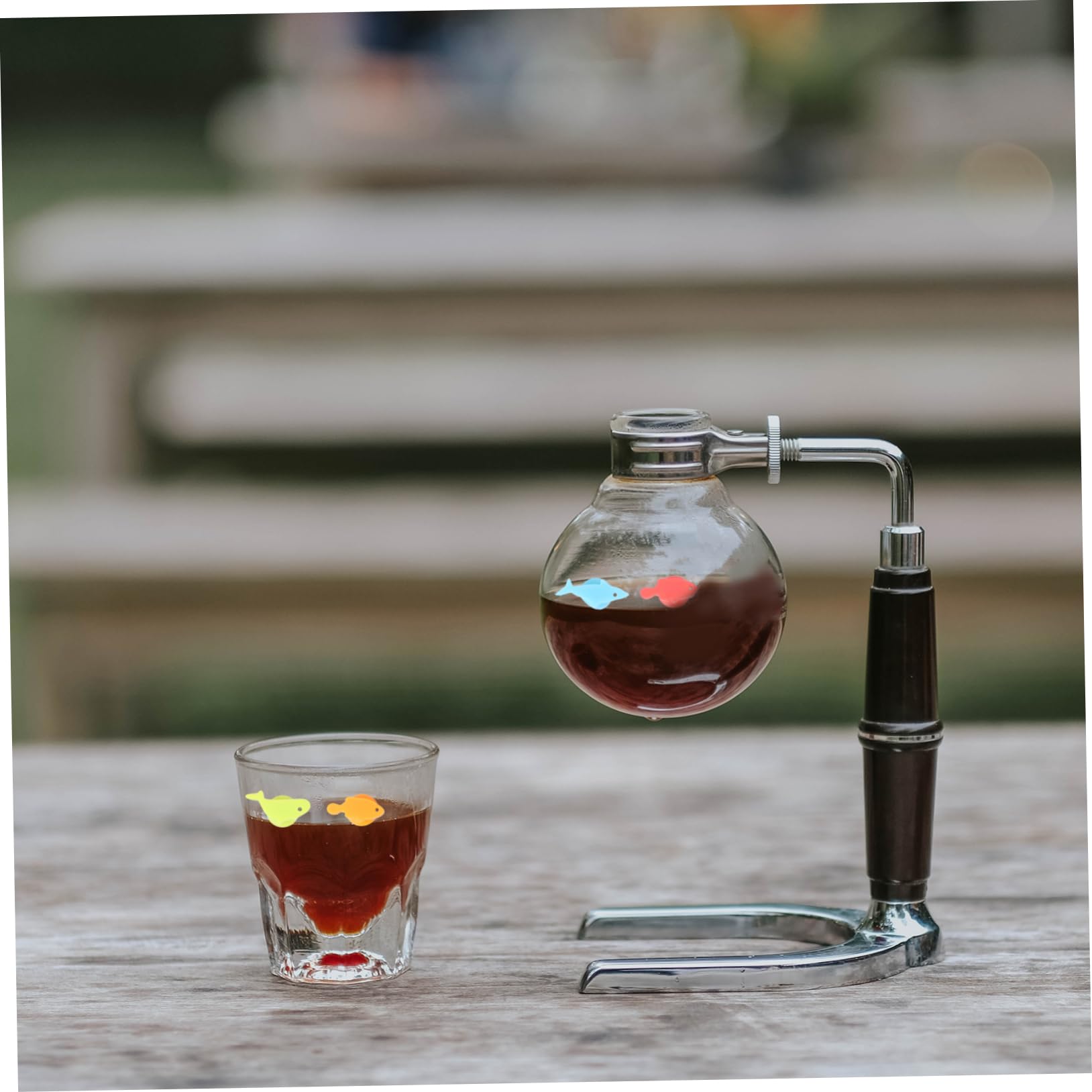Alipis 3 Set Etichetta Del Bicchiere Di Vino Tazza Indicatori Di Degustazione Identificatore Marcatori Di Animali Marini Bere Marcatori Gel Di Silice 36 Pezzi*3