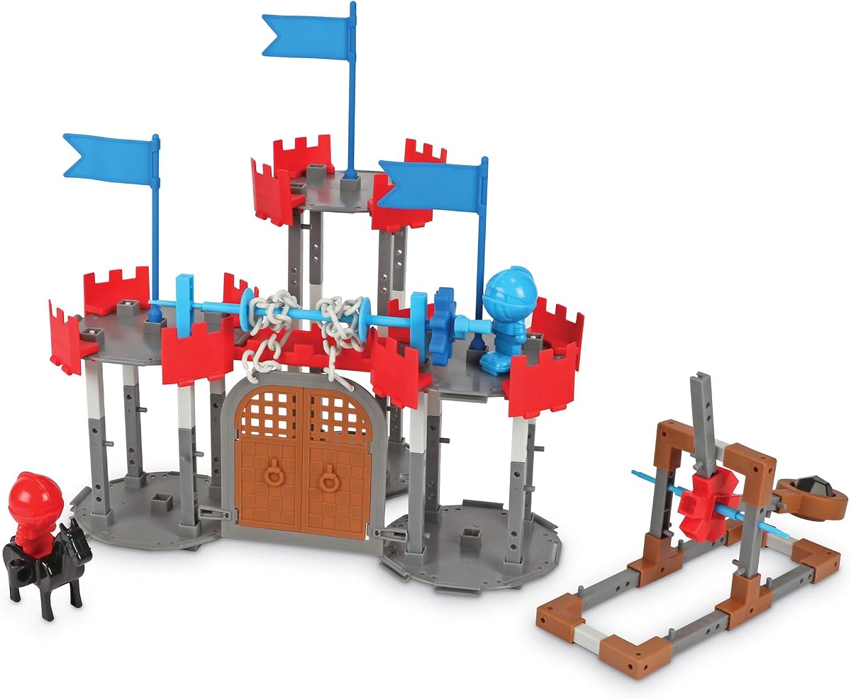 Engineering & Design Castle Set | STEM Toy, Critical Thinking, Problem Solving, and Early Engineering Skills Toy, 123 Pieces, Ages 5+