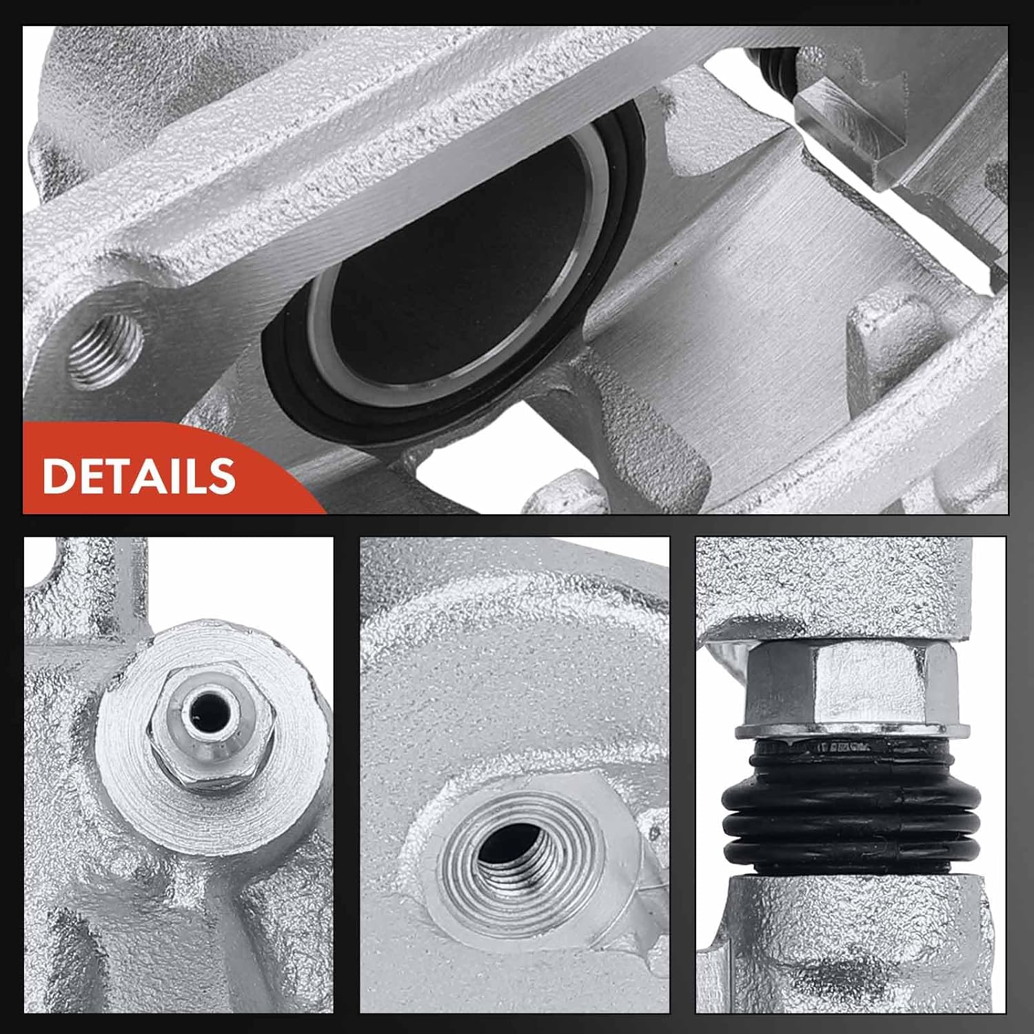 A-Premium 2 x Disc Brake Caliper Assembly with Brackets Compatible with Chevrolet Spark 2016-2022 - Front Driver and Passenger Side