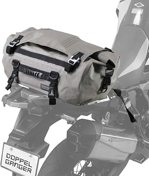 Amazon Doppelganger ドッペルギャンガー ターポリンツーリングドラムバッグ バイク専用の防水 シートバッグ 容量30l 専用 固定ベルト ショルダーベルト付き Dbt511 W50 L D 30 H30cm ドッペルギャンガー Doppelganger サイド バッグ リアバッグ