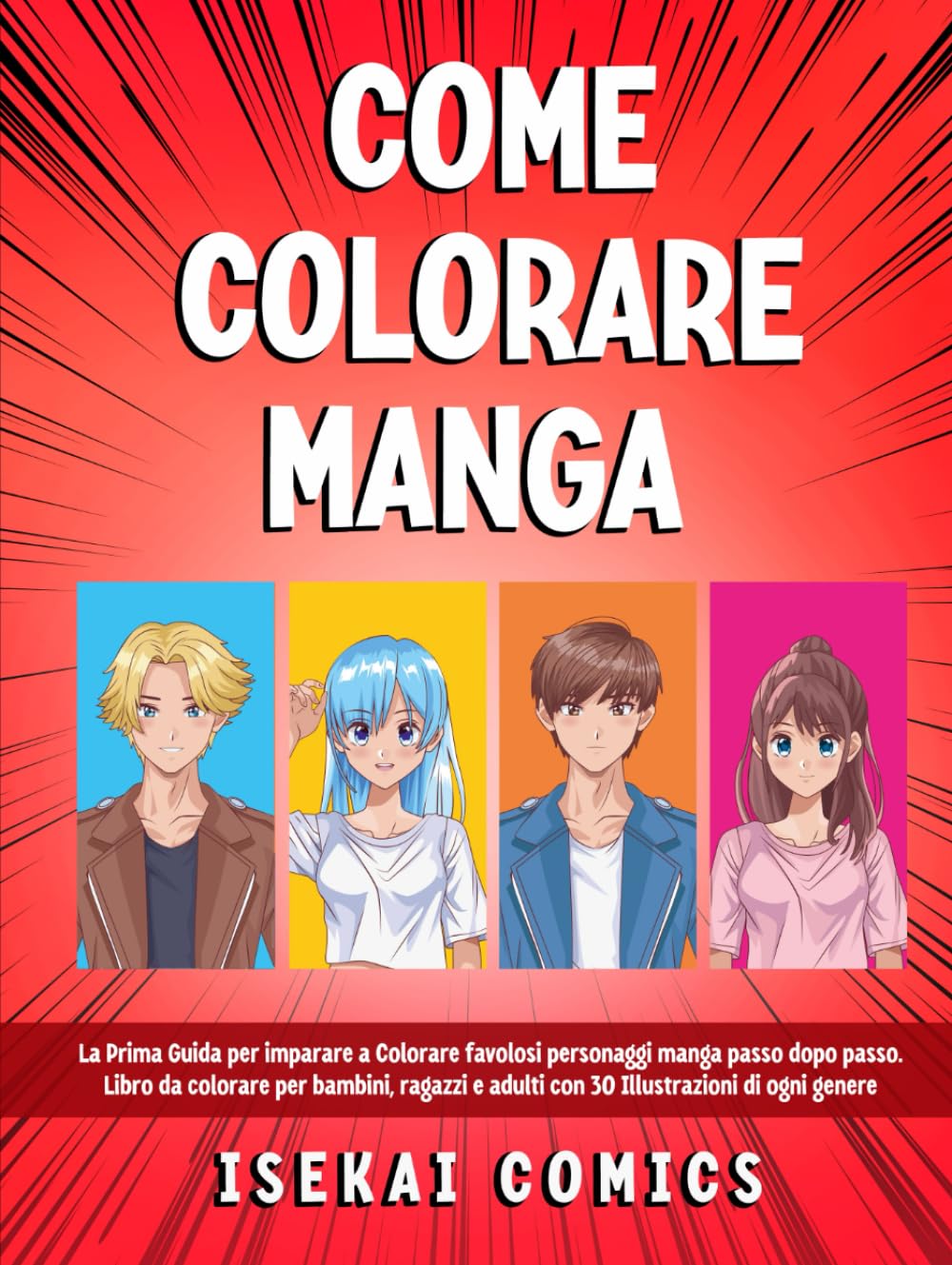 Colorier sans dépasser les personnages de manga livre d'apprentissage pas a pas